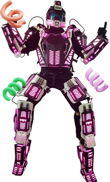 led party robot